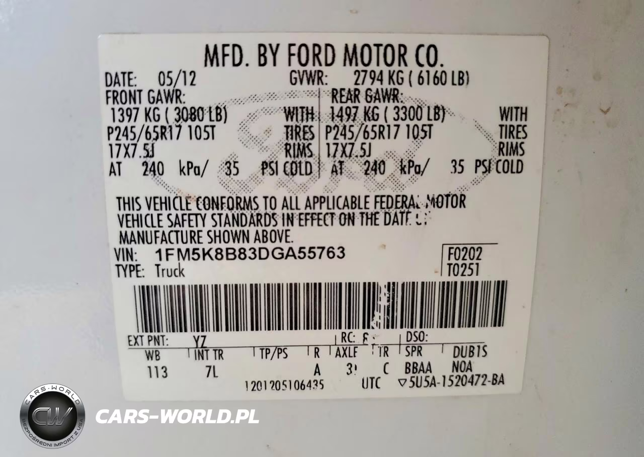 2013 Ford Explorer VIN:1FM5K8B83DGA55763 - 13