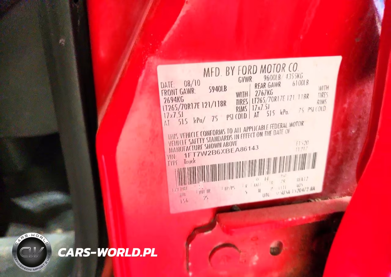 2011 Ford F250 Super Duty VIN:1FT7W2B6XBEA86143 - 12