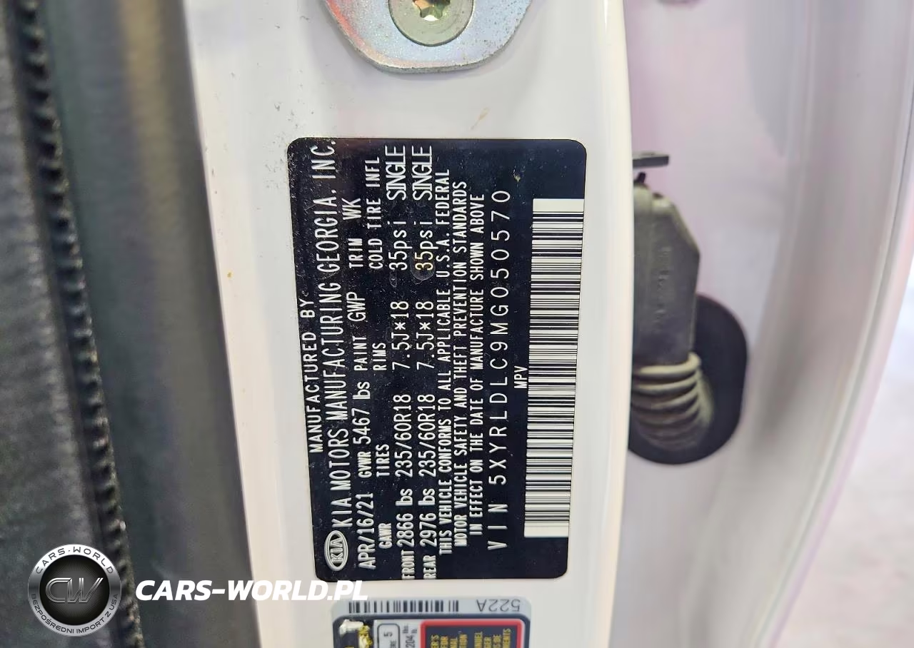 2021 Kia Sorento S VIN:5XYRLDLC9MG050570 - 14