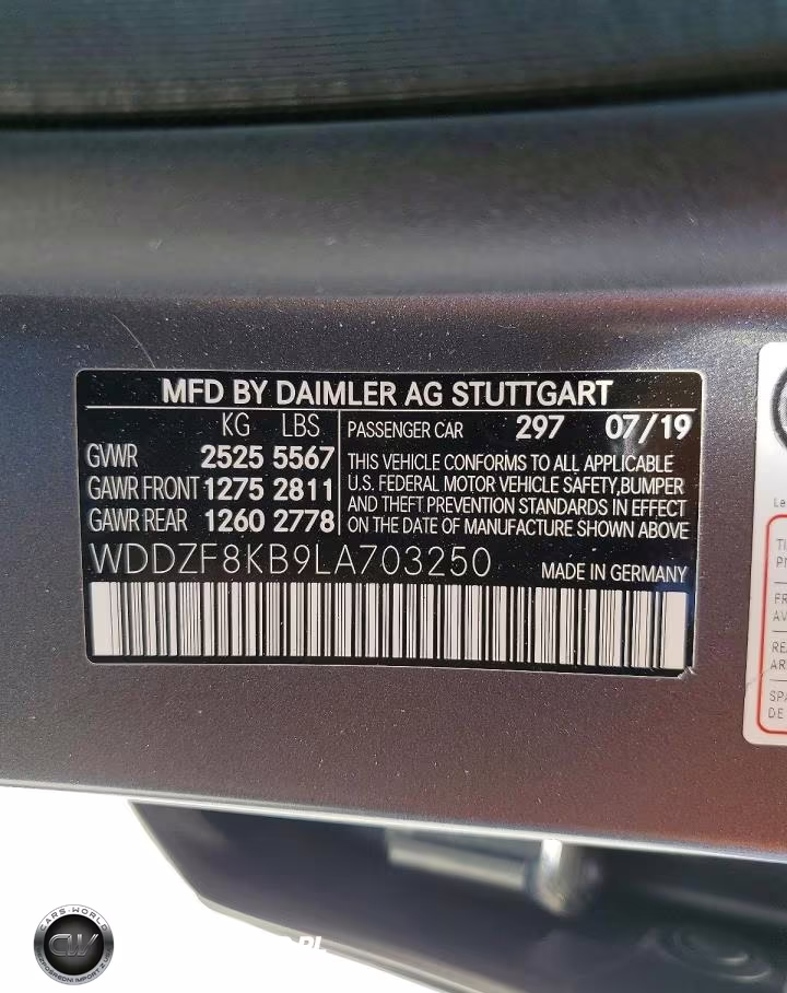MERCEDES-BENZ AMG E 63 VIN:WDDZF8KB9LA703250 - 12