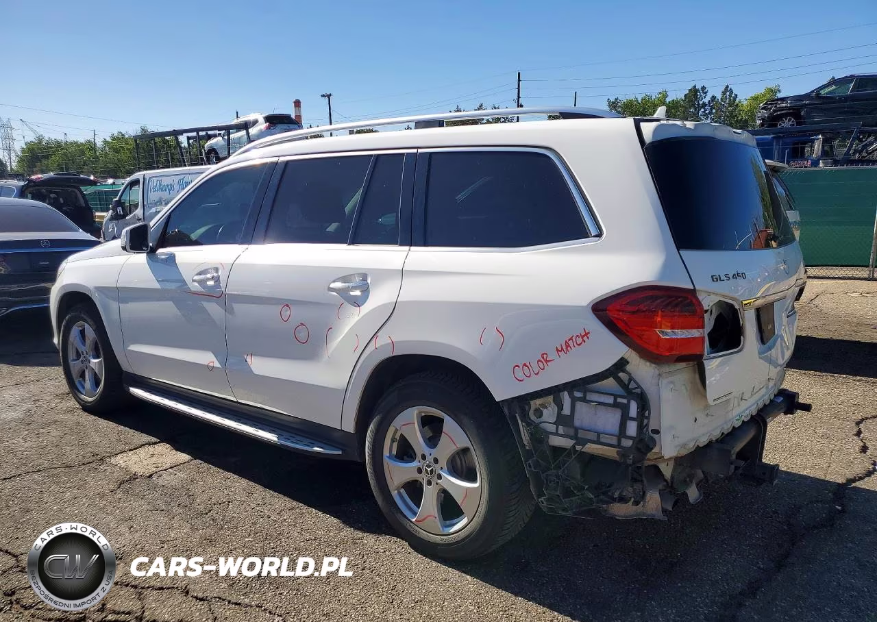 2017 Mercedes-Benz Gls 450 4Matic VIN:4JGDF6EE3HA965797 - 2