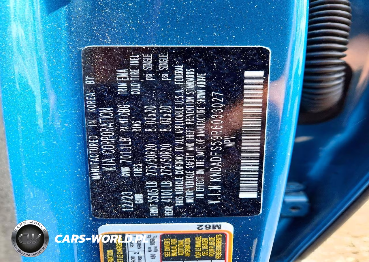 2024 Kia Ev9 Land VIN:KNDADFS59R6033027 - 13