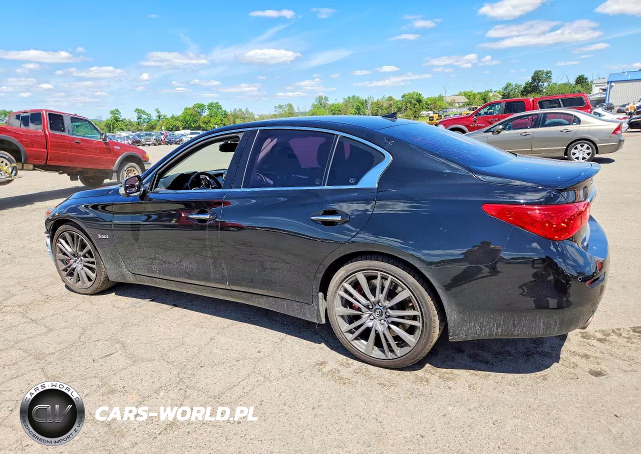 2017 Infiniti Q50 Red Sport 400 VIN:JN1FV7AR0HM870968 - 2