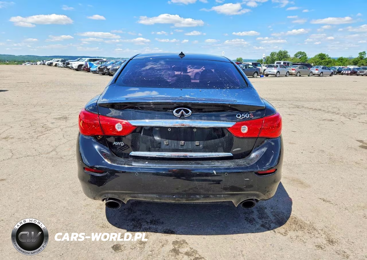 2017 Infiniti Q50 Red Sport 400 VIN:JN1FV7AR0HM870968 - 6