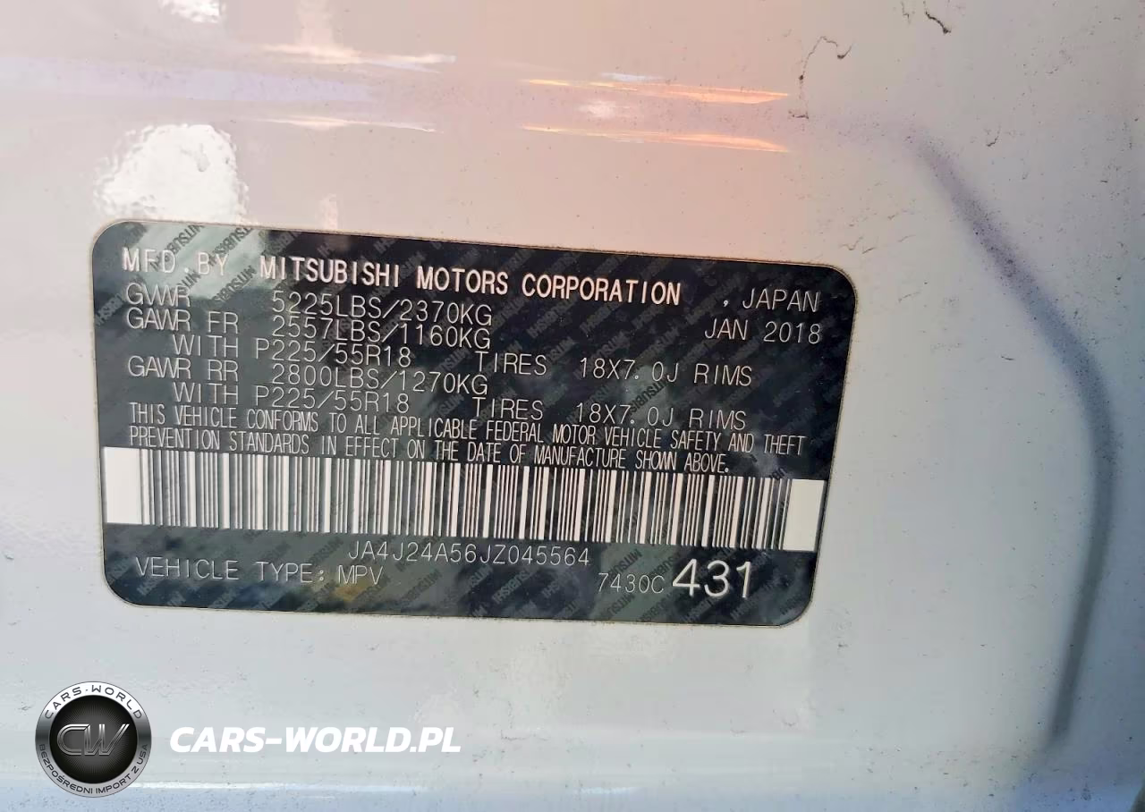 2018 Mitsubishi Outlander Se VIN:JA4J24A56JZ045564 - 12