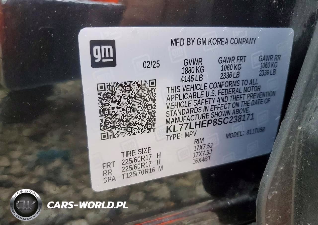 2025 Chevrolet Trax 1Lt VIN:KL77LHEP8SC238171 - 13