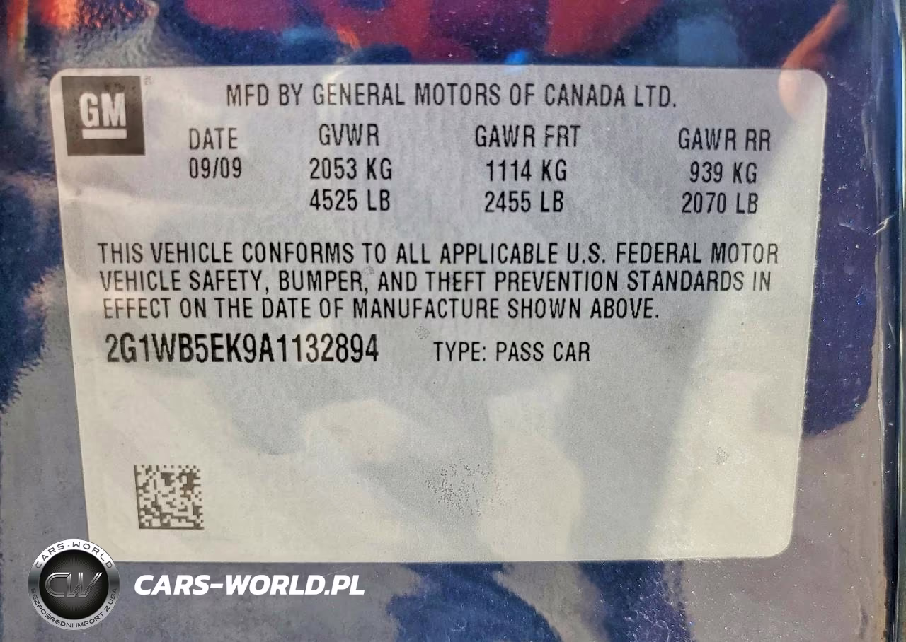 2010 Chevrolet Impala Lt VIN:2G1WB5EK9A1132894 - 12