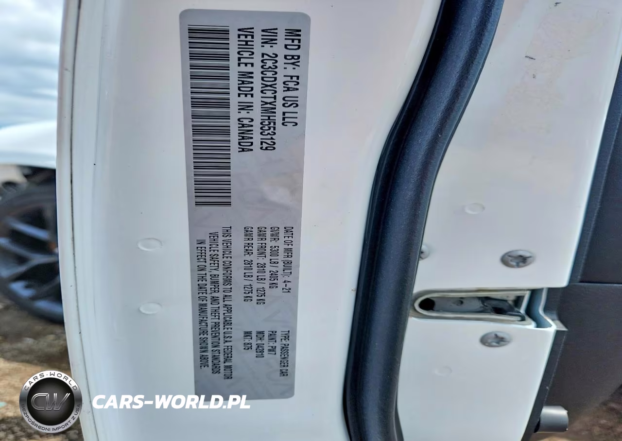 2021 Dodge Charger VIN:2C3CDXCTXMH553129 - 12