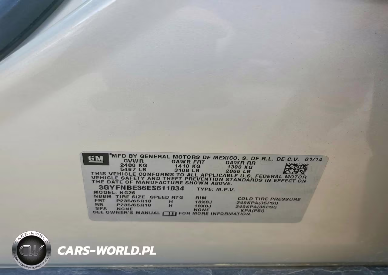 2014 Cadillac Srx Luxury Collection VIN:3GYFNBE36ES611834 - 13