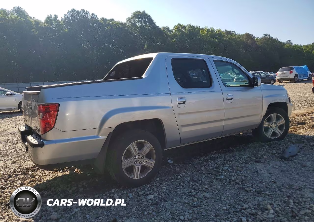 2011 Honda Ridgeline Rtl VIN:5FPYK1F56BB454867 - 3