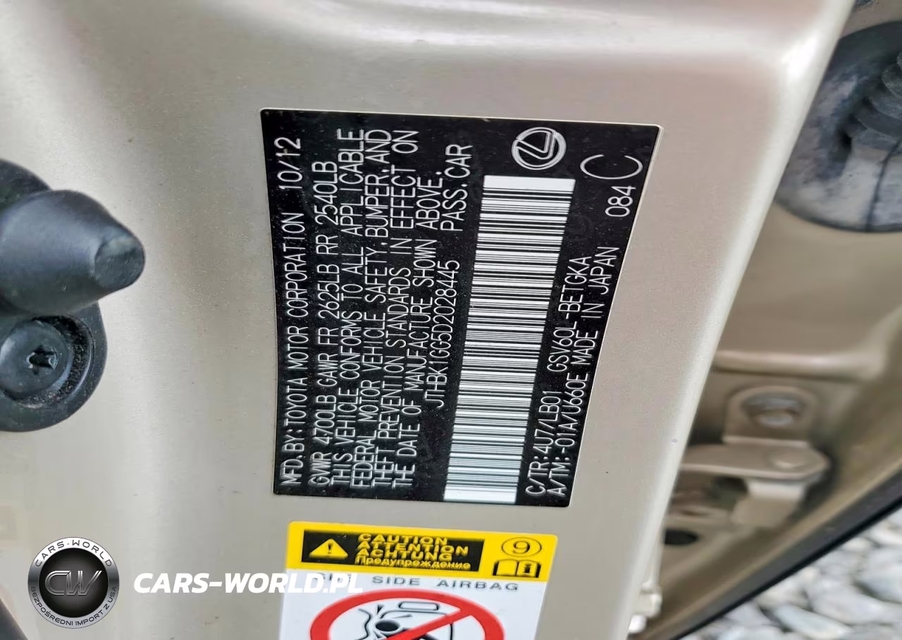 2013 Lexus Es 350 VIN:JTHBK1GG5D2028445 - 12