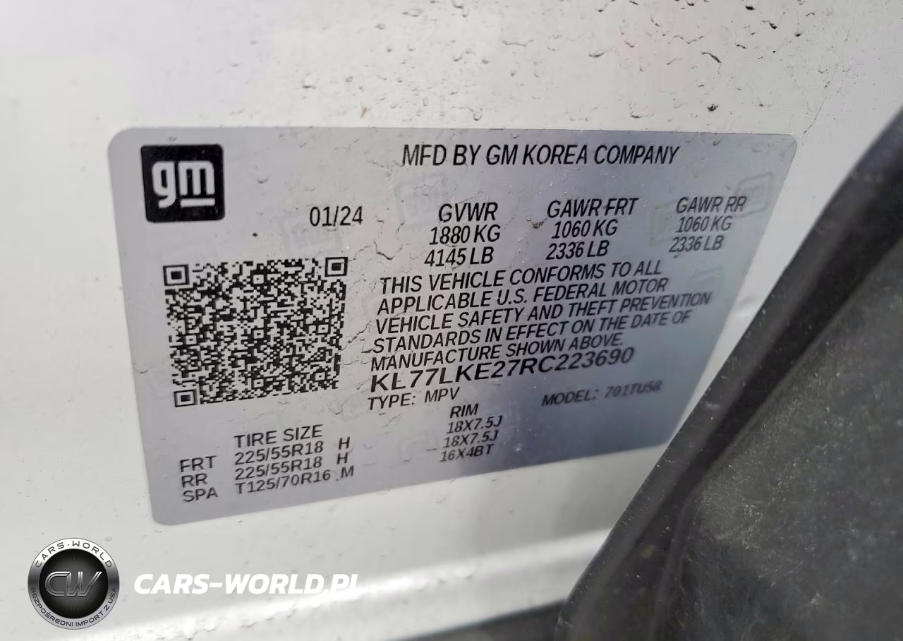 2024 Chevrolet Trax Activ VIN:KL77LKE27RC223690 - 13