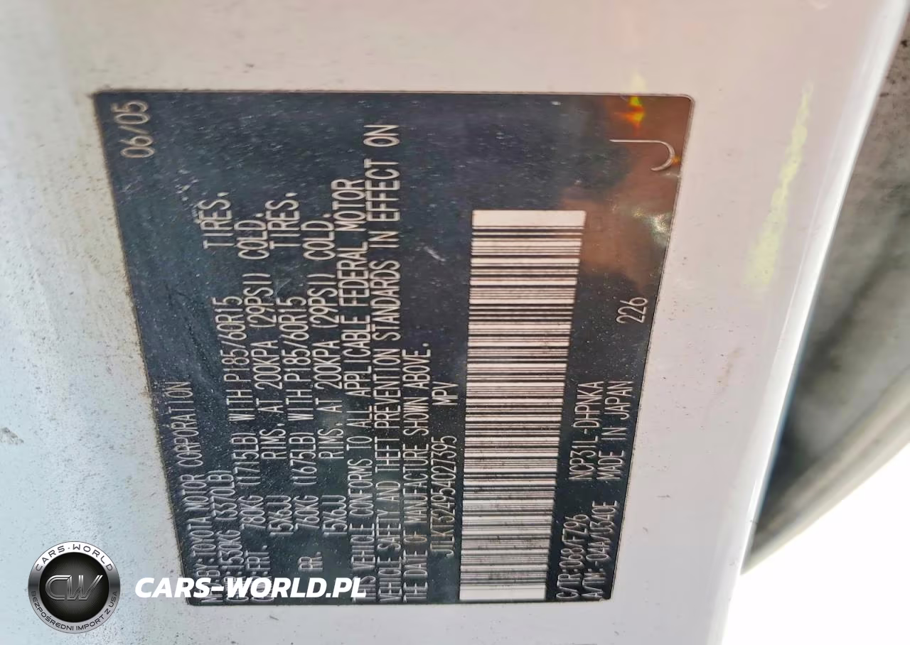 2005 Toyota Scion Xb VIN:JTLKT324954027395 - 13