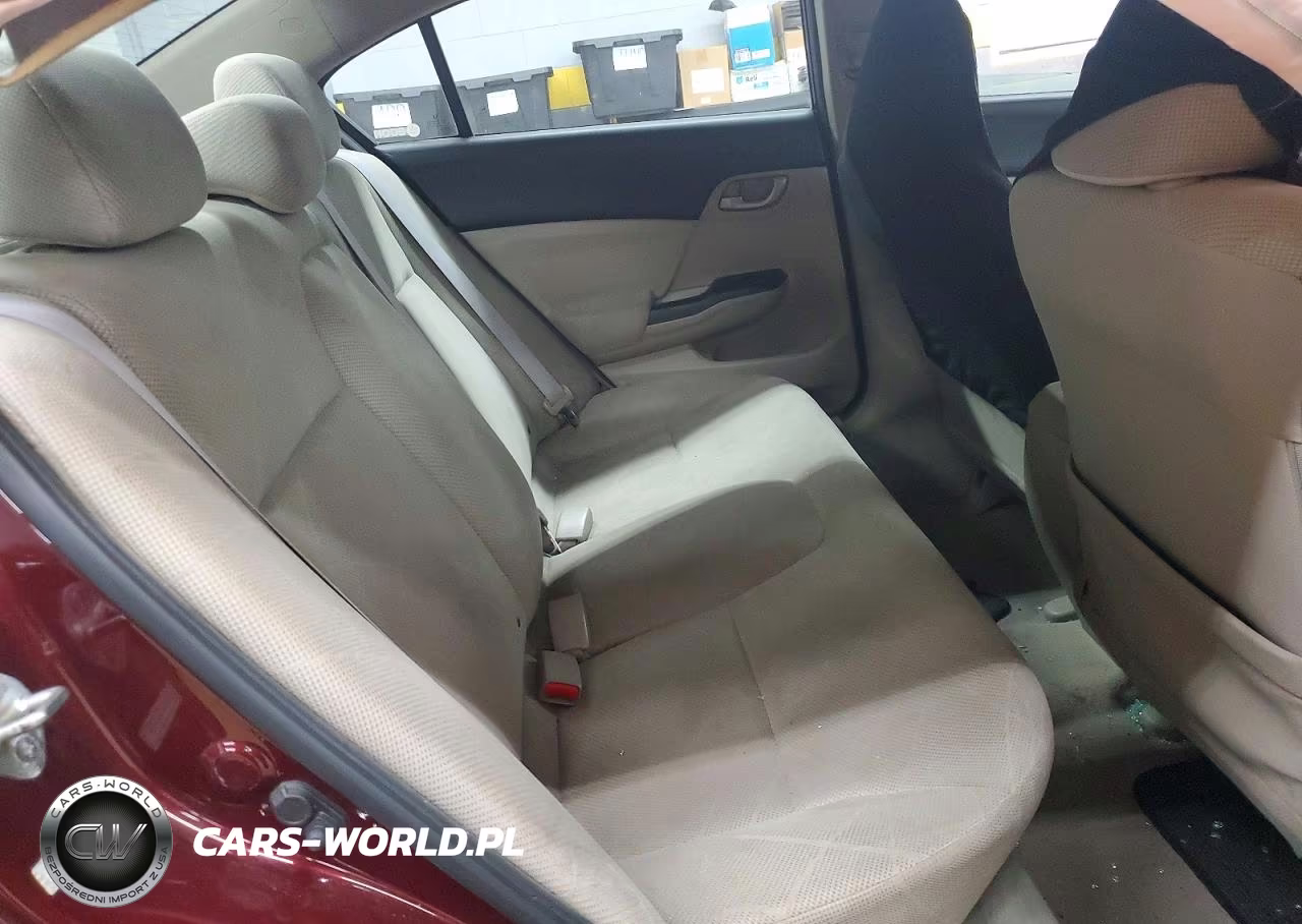 2012 Honda Civic Lx VIN:2HGFB2F54CH501297 - 10