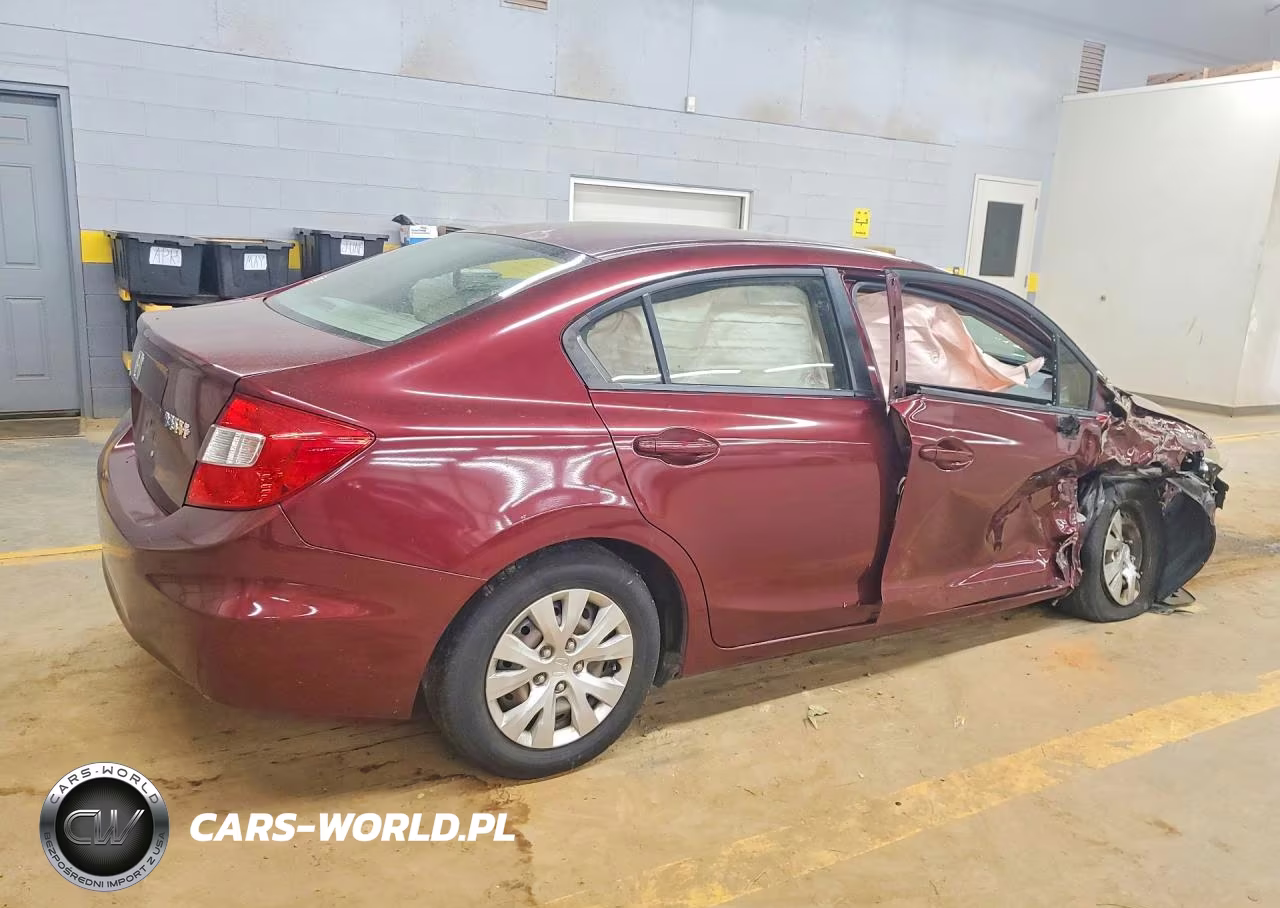 2012 Honda Civic Lx VIN:2HGFB2F54CH501297 - 3