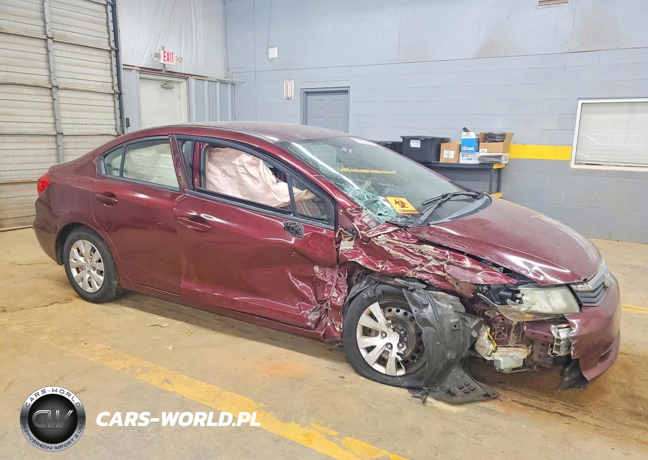 2012 Honda Civic Lx VIN:2HGFB2F54CH501297 - 4