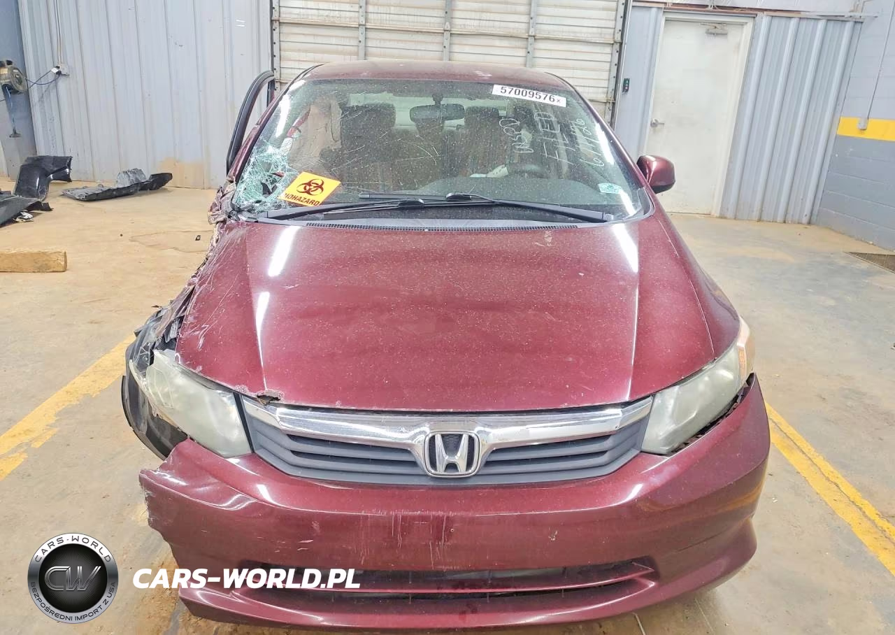 2012 Honda Civic Lx VIN:2HGFB2F54CH501297 - 5