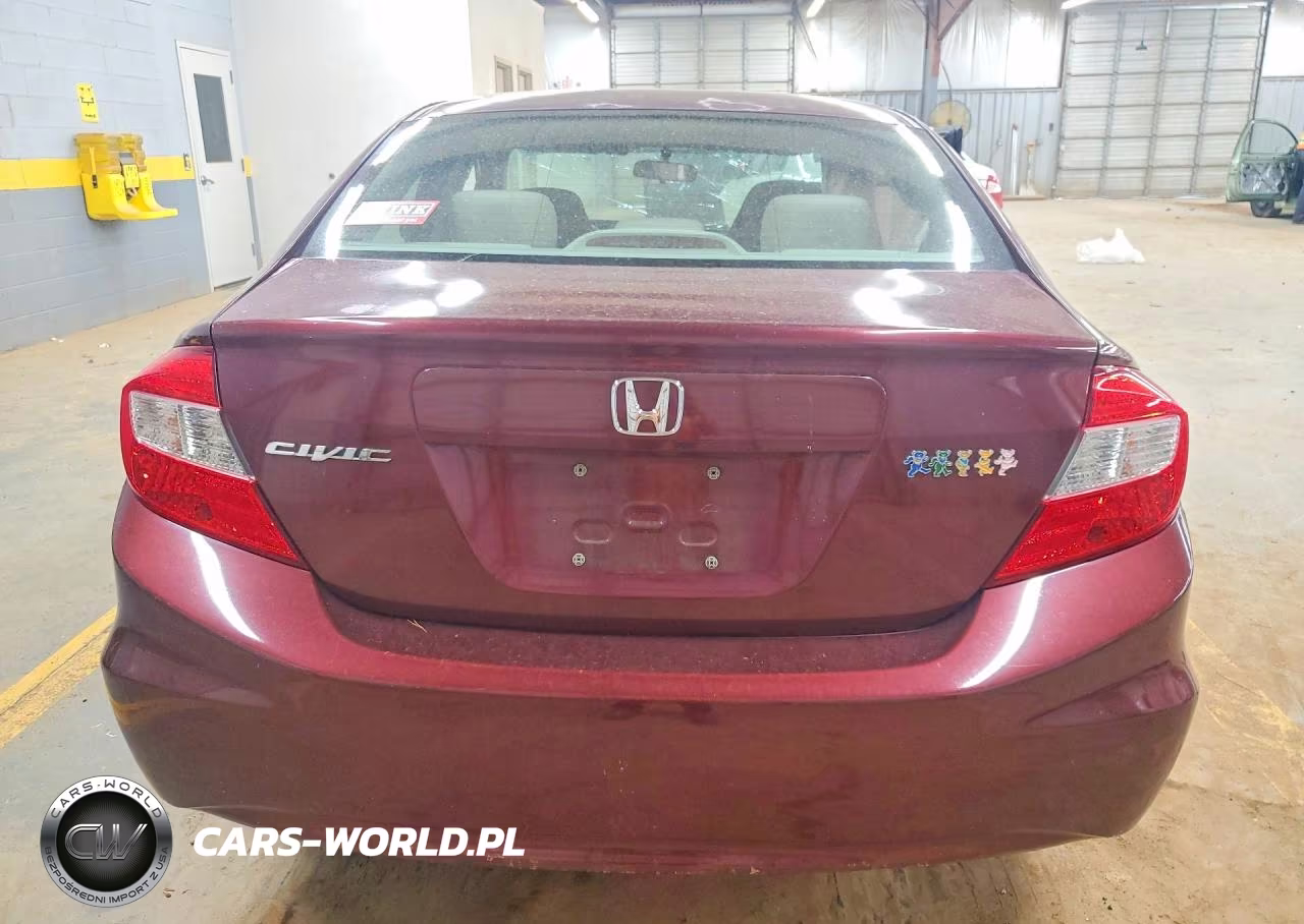 2012 Honda Civic Lx VIN:2HGFB2F54CH501297 - 6