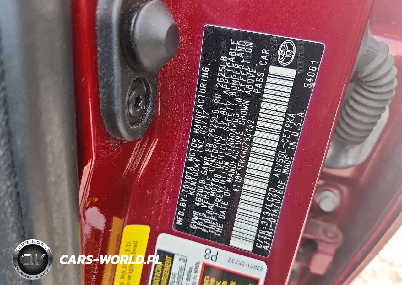 2017 Toyota Camry Xse VIN:4T1BF1FK4HU785192 - 12
