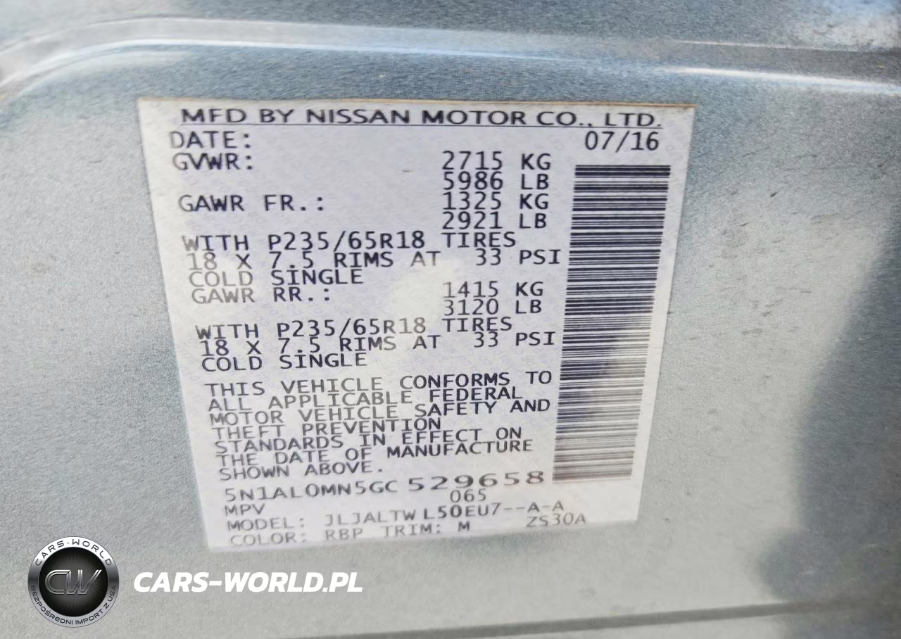 2016 Infiniti Qx60 Base VIN:5N1AL0MN5GC529658 - 13