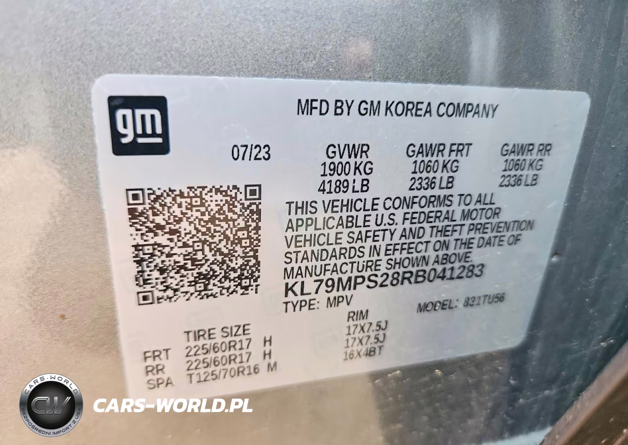 2024 Chevrolet Trailblazer Lt VIN:KL79MPS28RB041283 - 12