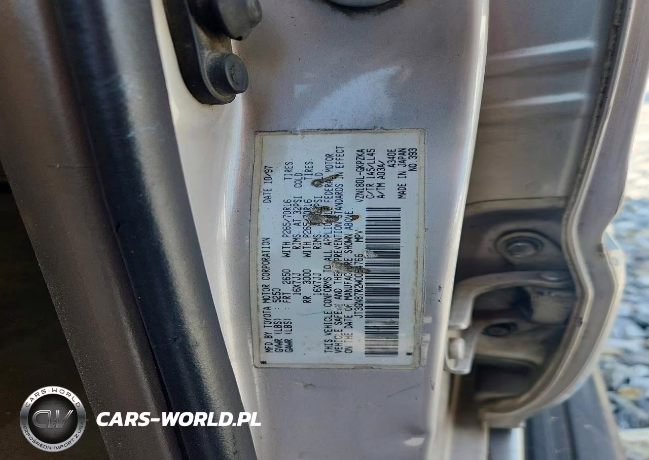 1998 Toyota 4Runner Limited VIN:JT3GN87R2W0064766 - 12