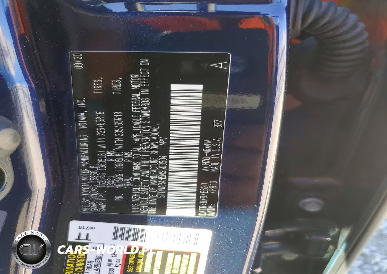 2021 Toyota Highlander Hybrid Xle VIN:5TDHARAH5MS503504 - 13