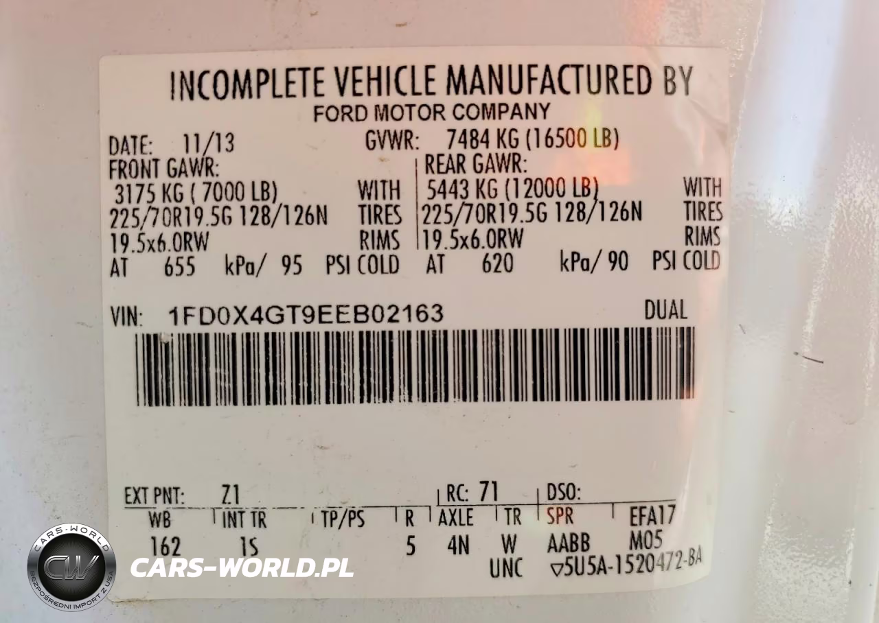 2014 Ford F450 Super Duty VIN:1FD0X4GT9EEB02163 - 12
