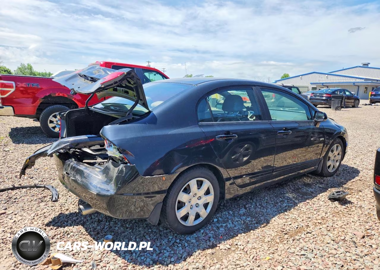 2008 Honda Civic Lx VIN:1HGFA165X8L075378 - 3