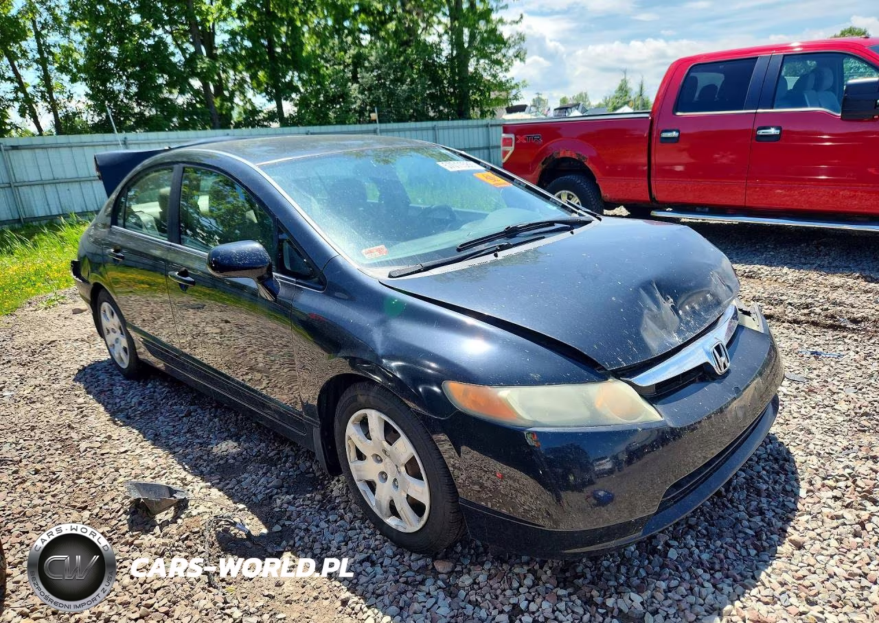 2008 Honda Civic Lx VIN:1HGFA165X8L075378 - 4