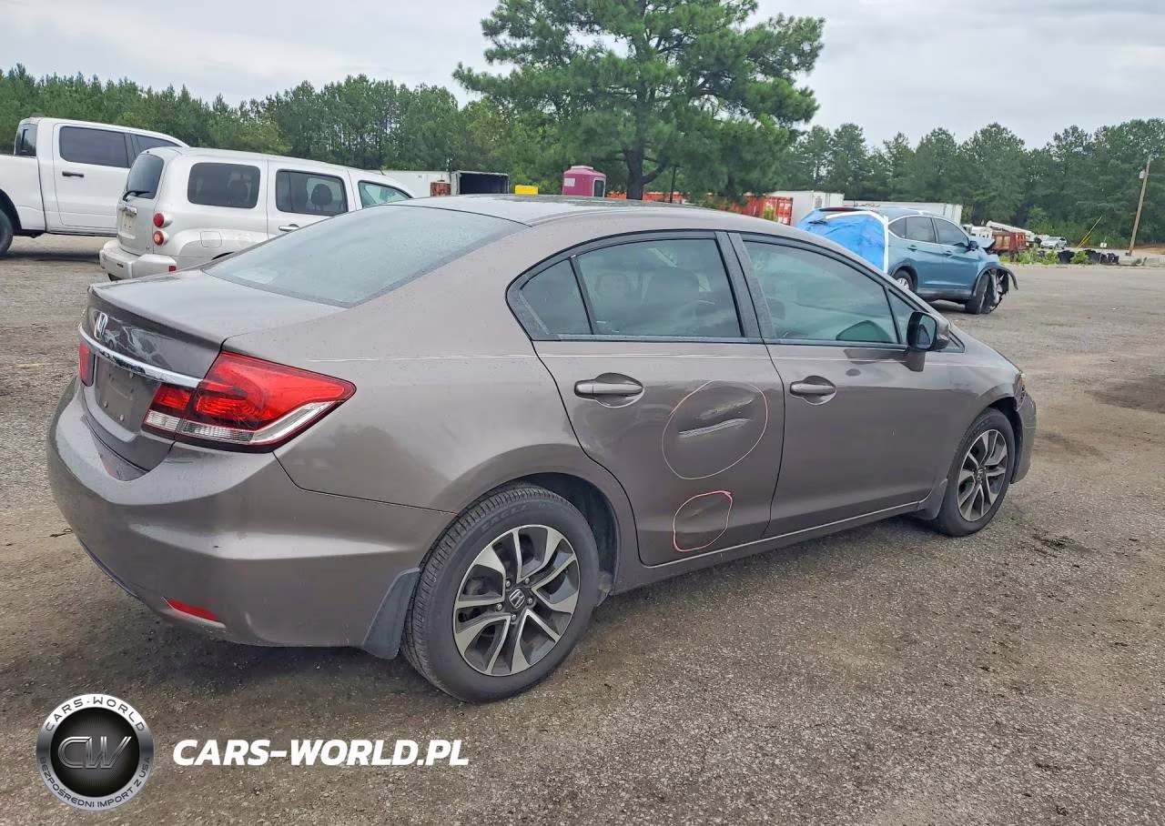2013 Honda Civic Ex VIN:2HGFB2F89DH533612 - 3