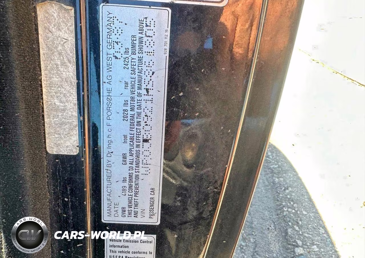 1987 Porsche 928 S VIN:WP0JB0921HS861805 - 10