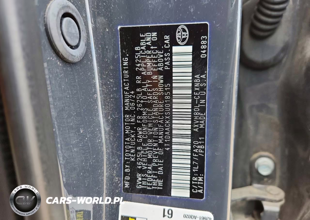 2025 Toyota Camry Le VIN:4T1DAACKXSU018515 - 12