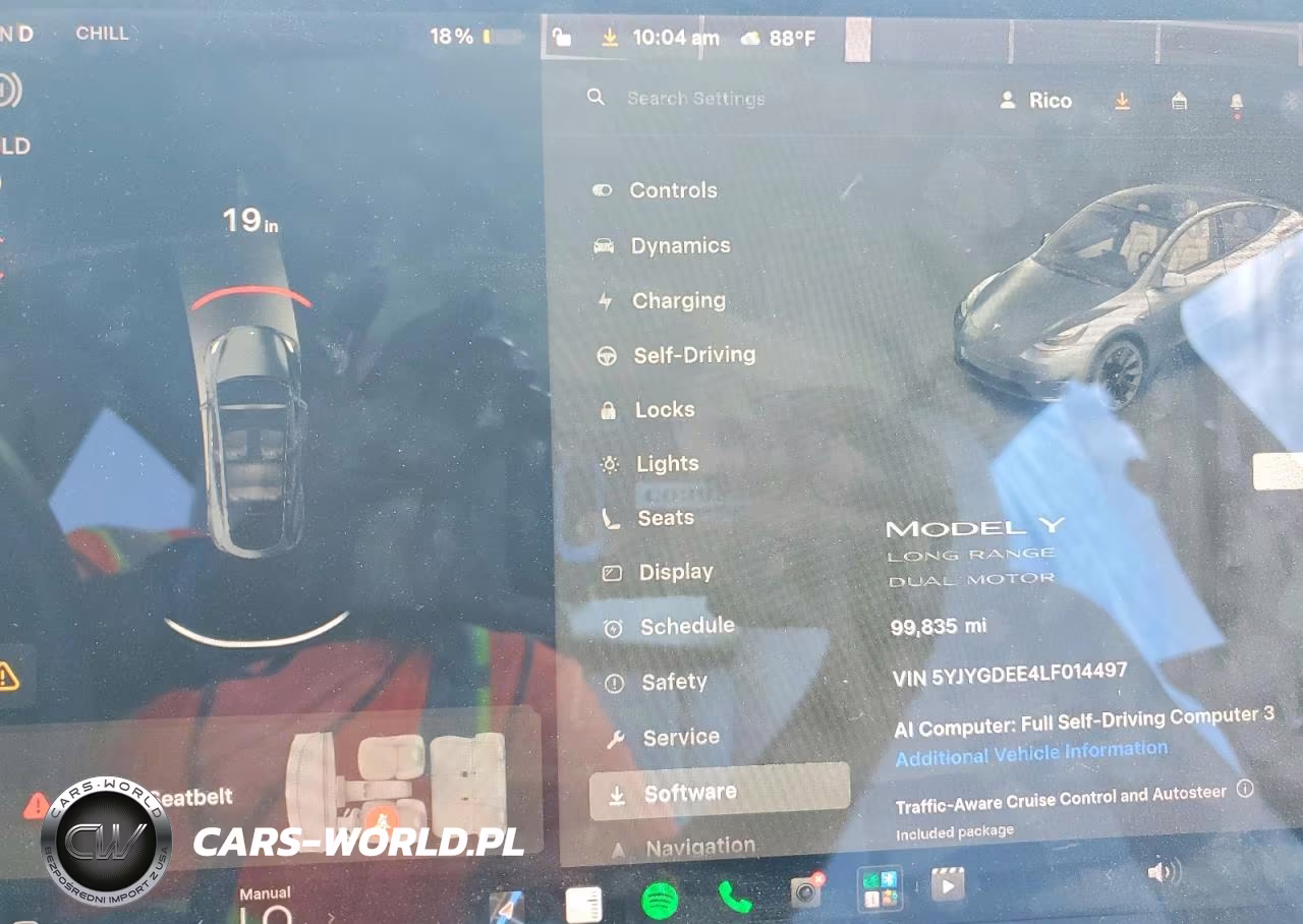 2020 Tesla Model Y VIN:5YJYGDEE4LF014497 - 9