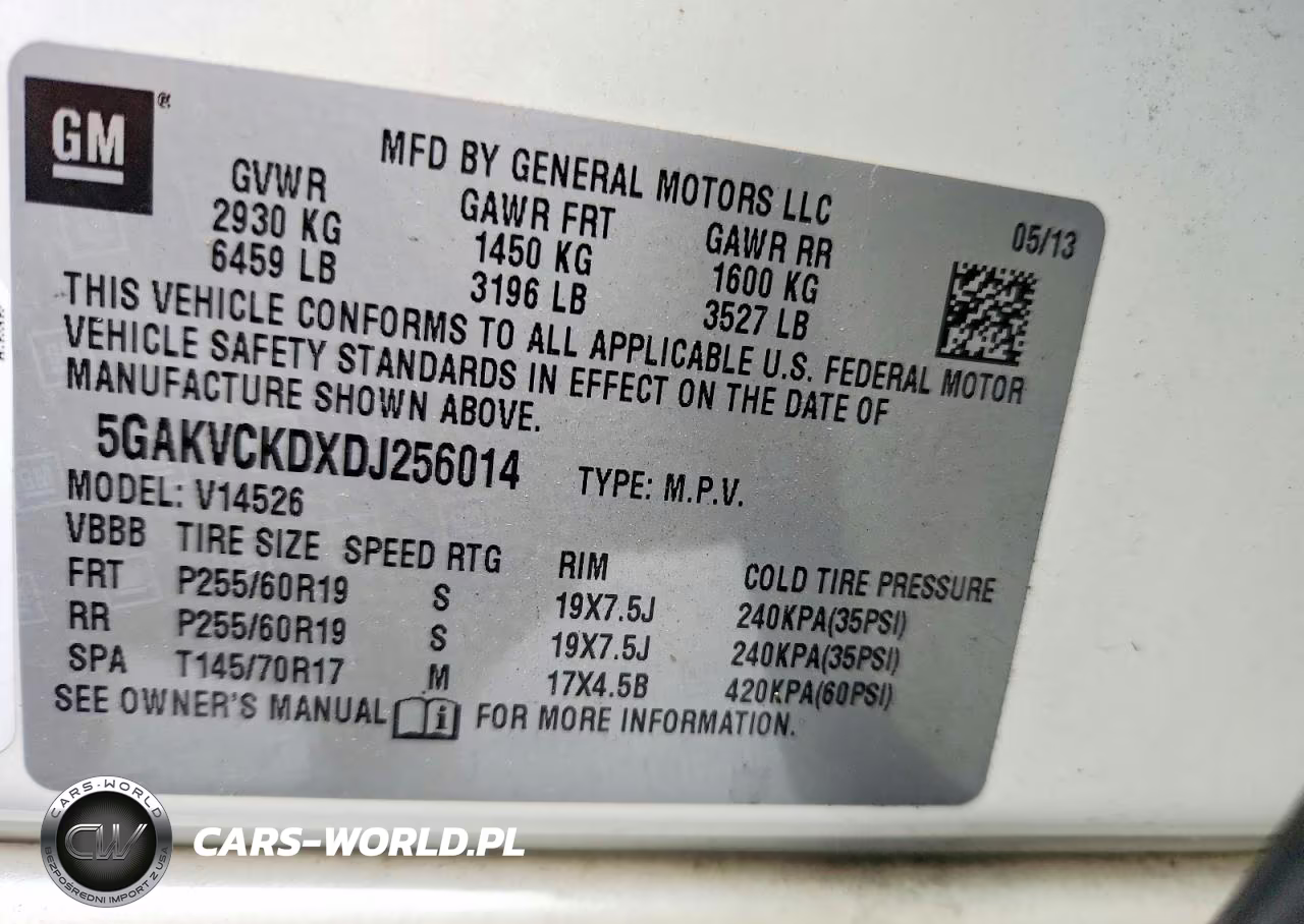 2013 Buick Enclave VIN:5GAKVCKDXDJ256014 - 13