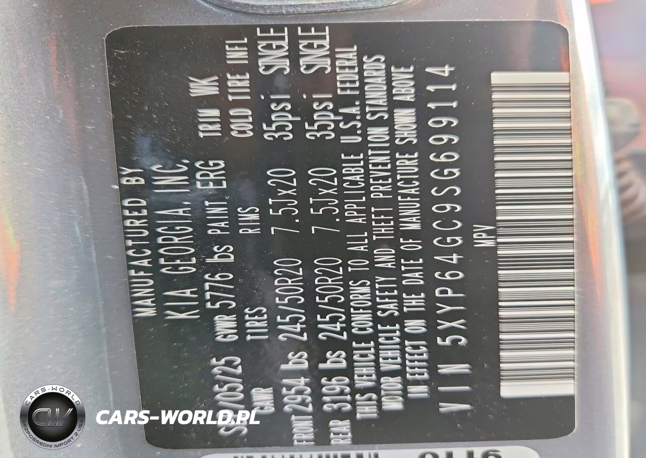 2025 Kia Telluride S VIN:5XYP64GC9SG699114 - 13