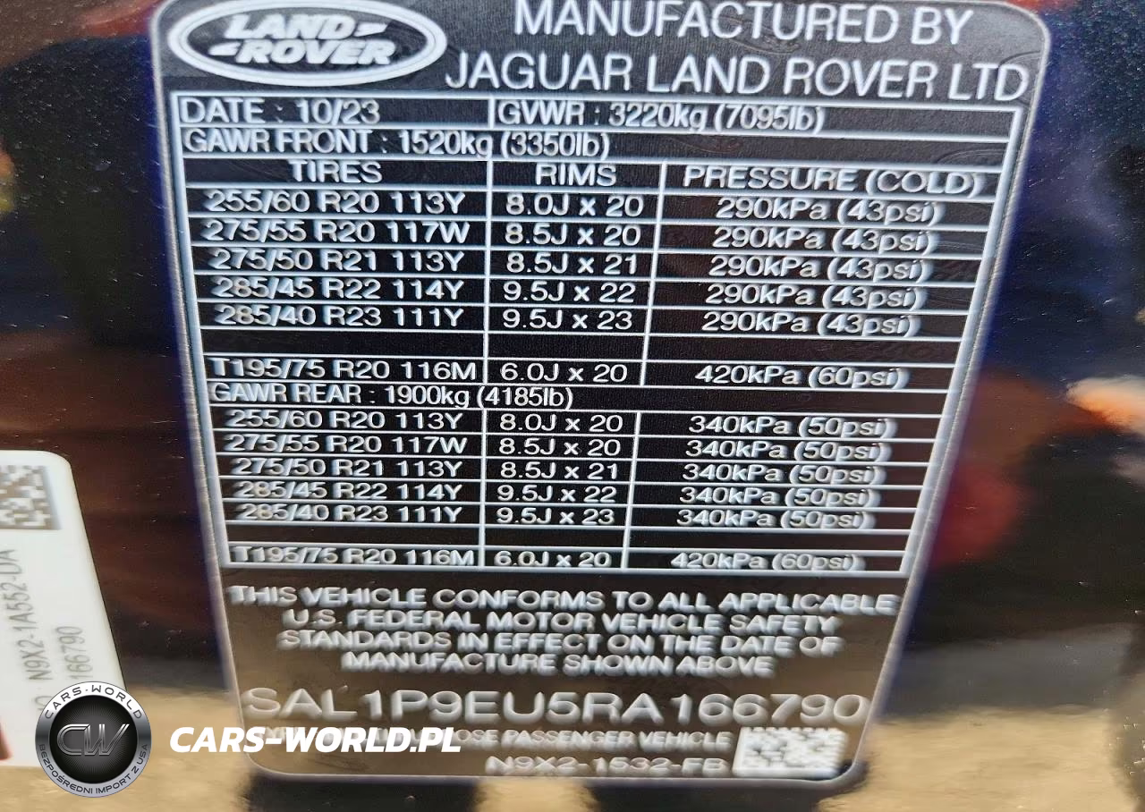 2024 Land Rover Range Rover Sport Se VIN:SAL1P9EU5RA166790 - 13