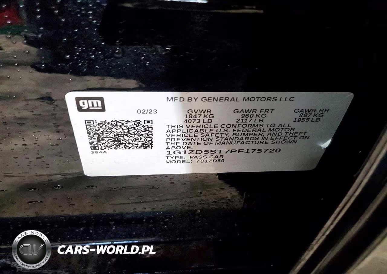 2023 Chevrolet Malibu Lt VIN:1G1ZD5ST7PF175720 - 12