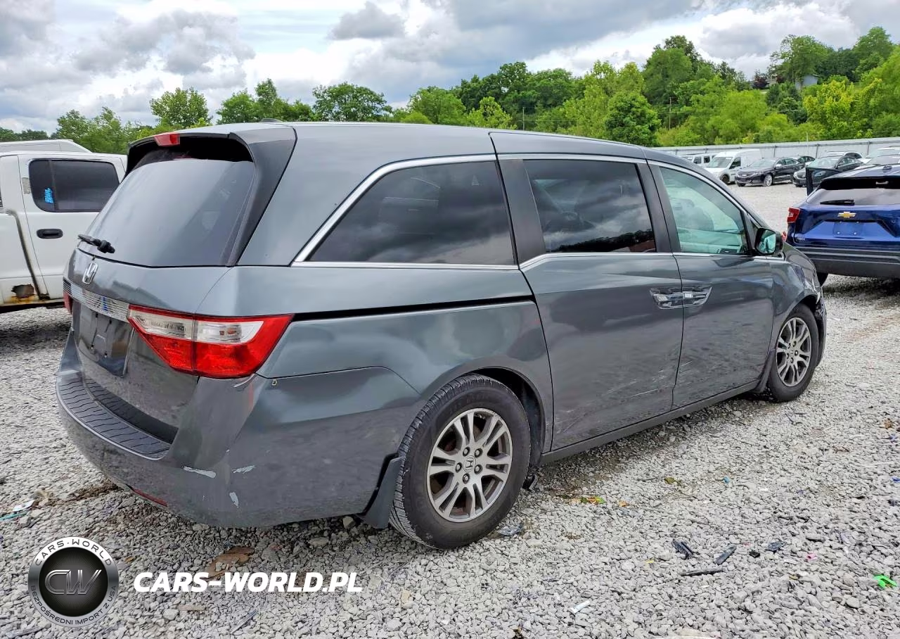 2012 Honda Odyssey Exl VIN:5FNRL5H65CB037409 - 3