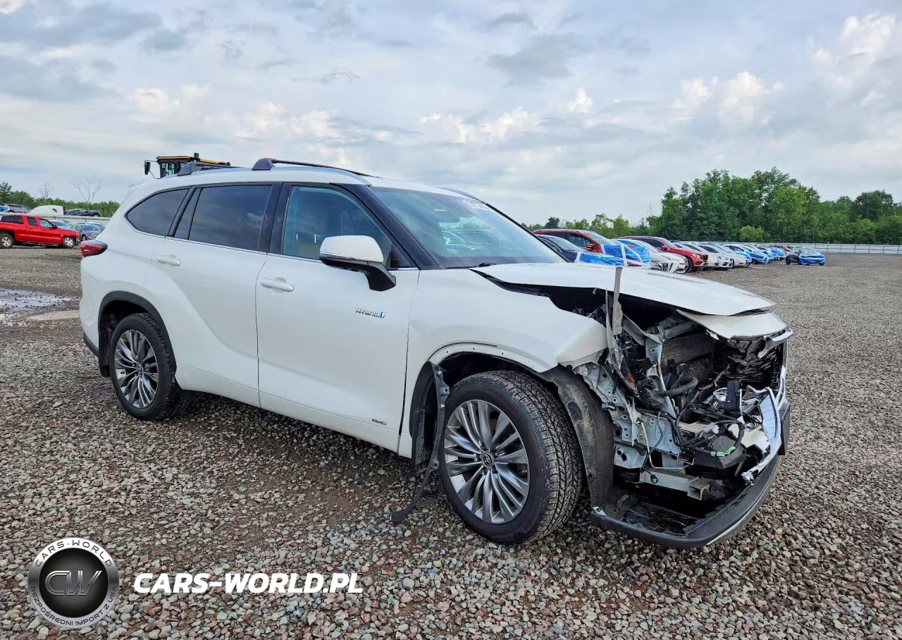 2020 Toyota Highlander Hybrid Platinum VIN:5TDEBRCH8LS005616 - 4