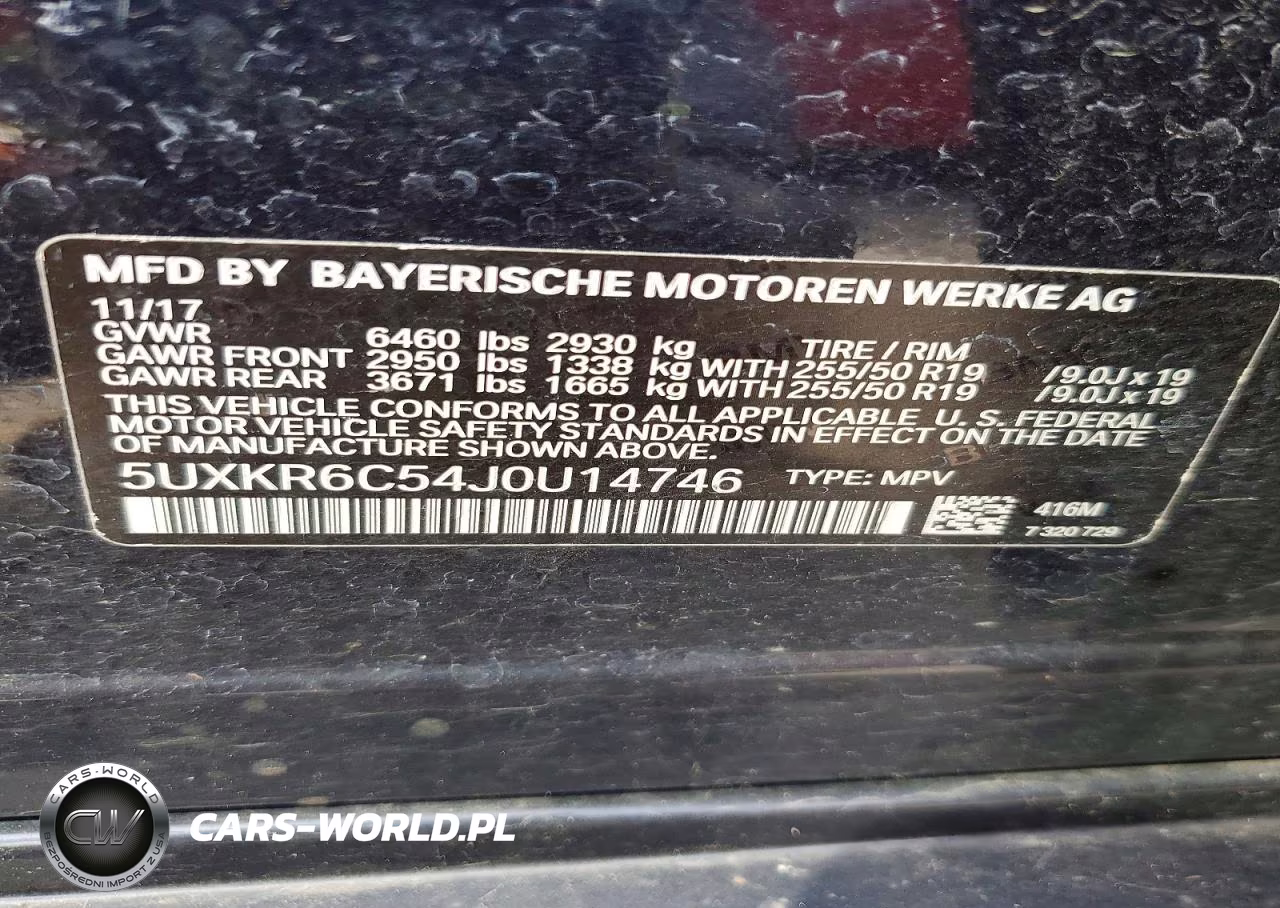 2018 BMW X5 xDrive50I VIN:5UXKR6C54J0U14746 - 13