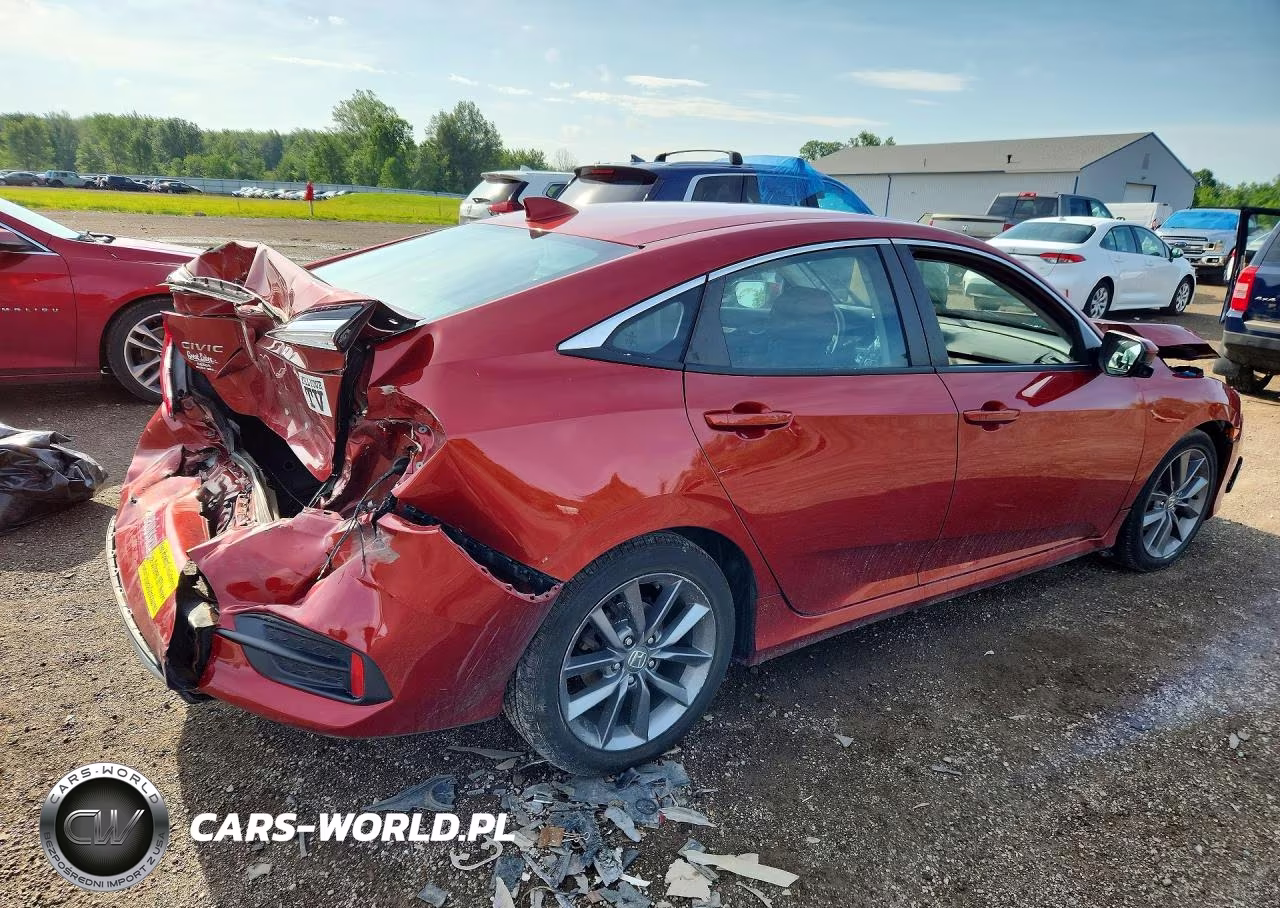 2019 Honda Civic Ex VIN:19XFC1F39KE016832 - 3