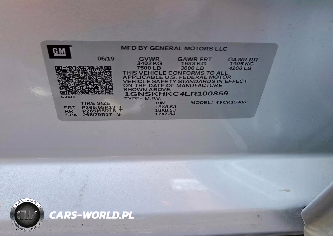 2020 Chevrolet Suburban K1500 Lt VIN:1GNSKHKC4LR100859 - 12