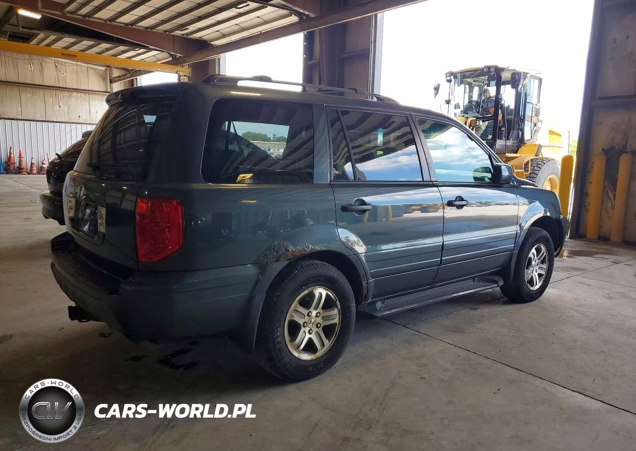 2004 Honda Pilot Exl VIN:2HKYF18534H519625 - 3