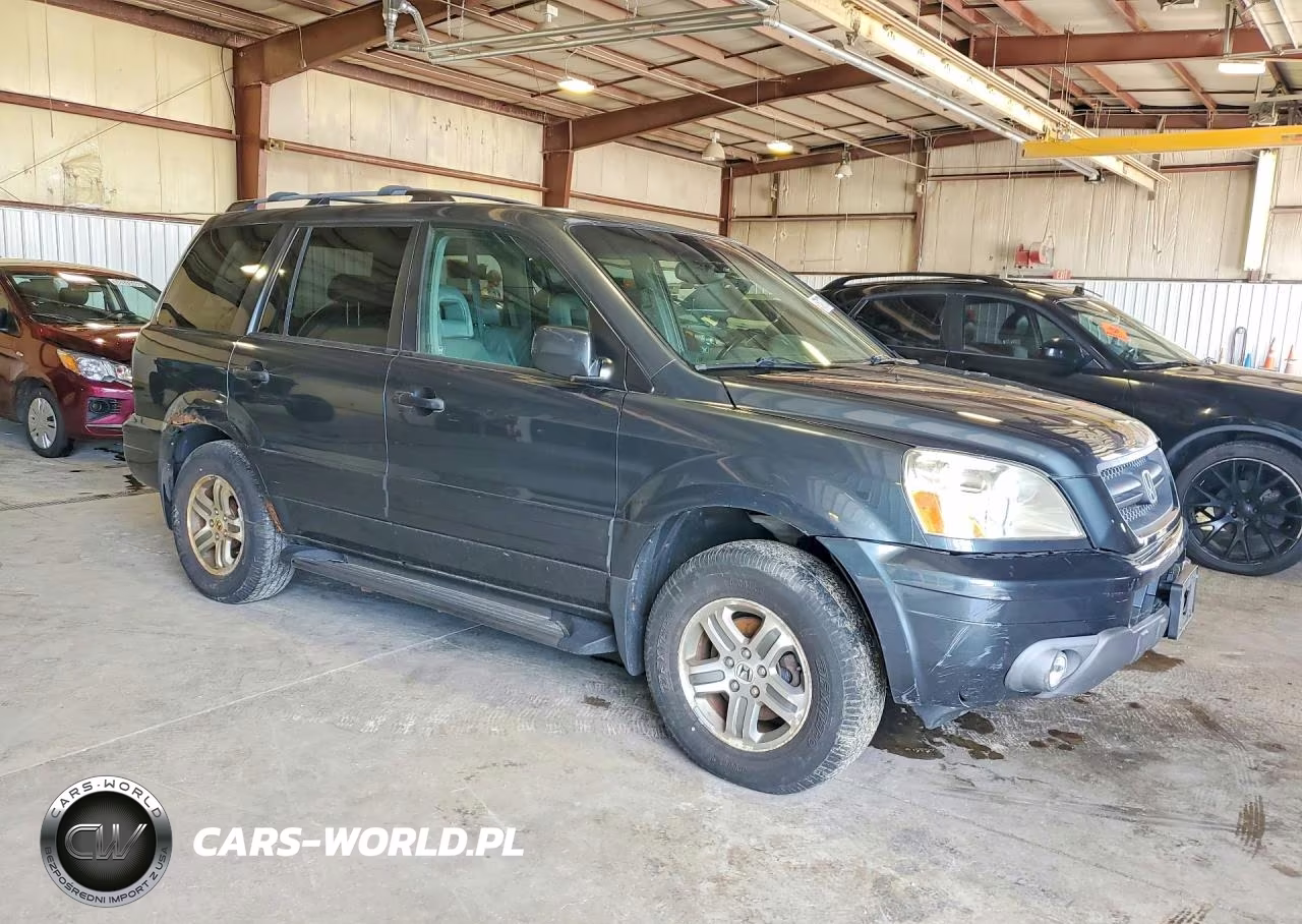 2004 Honda Pilot Exl VIN:2HKYF18534H519625 - 4