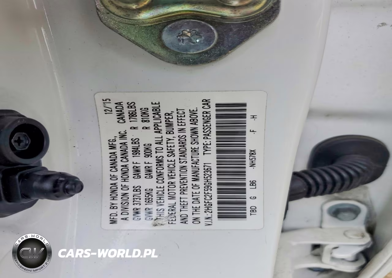 2016 Honda Civic Lx VIN:2HGFC2F59GH523671 - 12