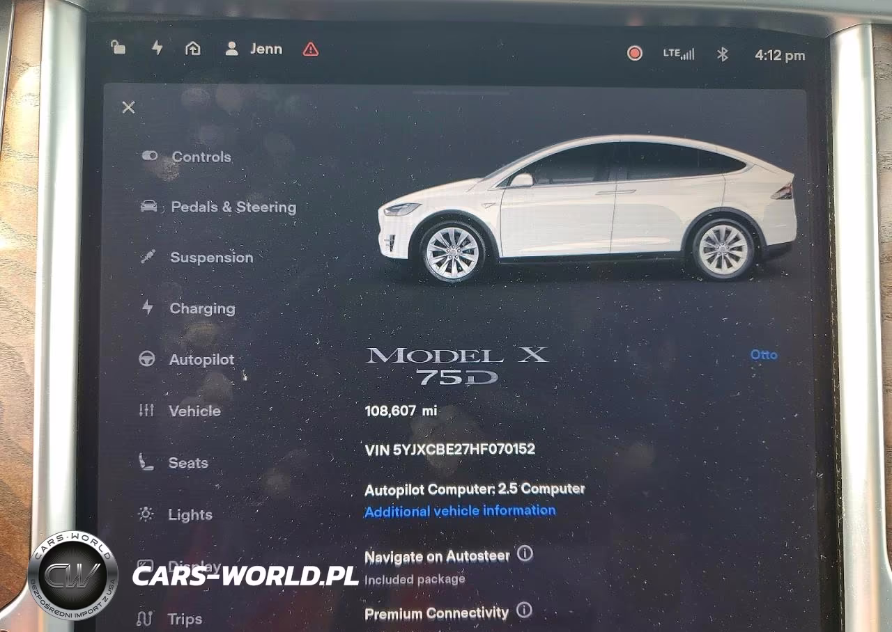 2017 Tesla Model X VIN:5YJXCBE27HF070152 - 9