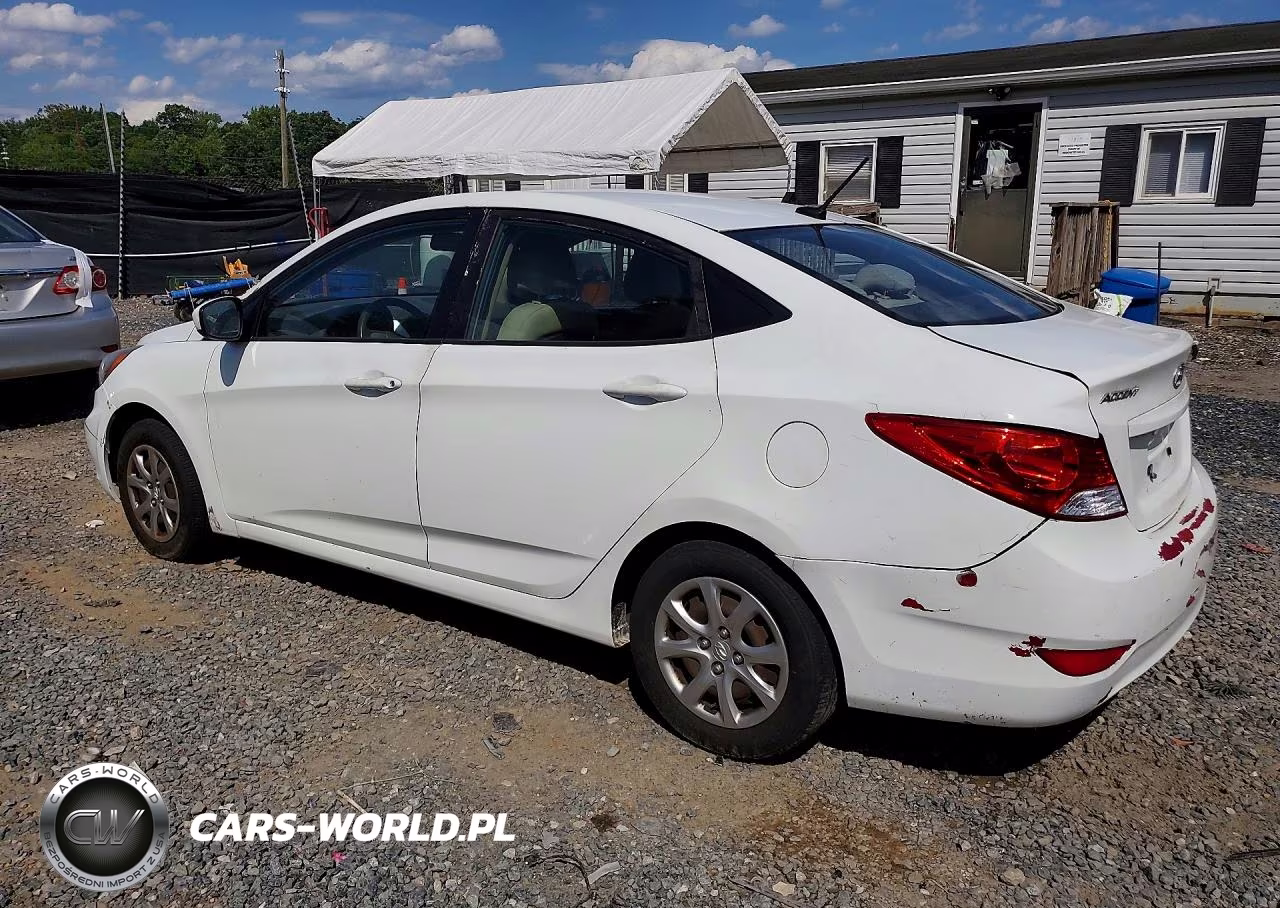2013 Hyundai Accent Gls VIN:KMHCT4AE9DU566206 - 2