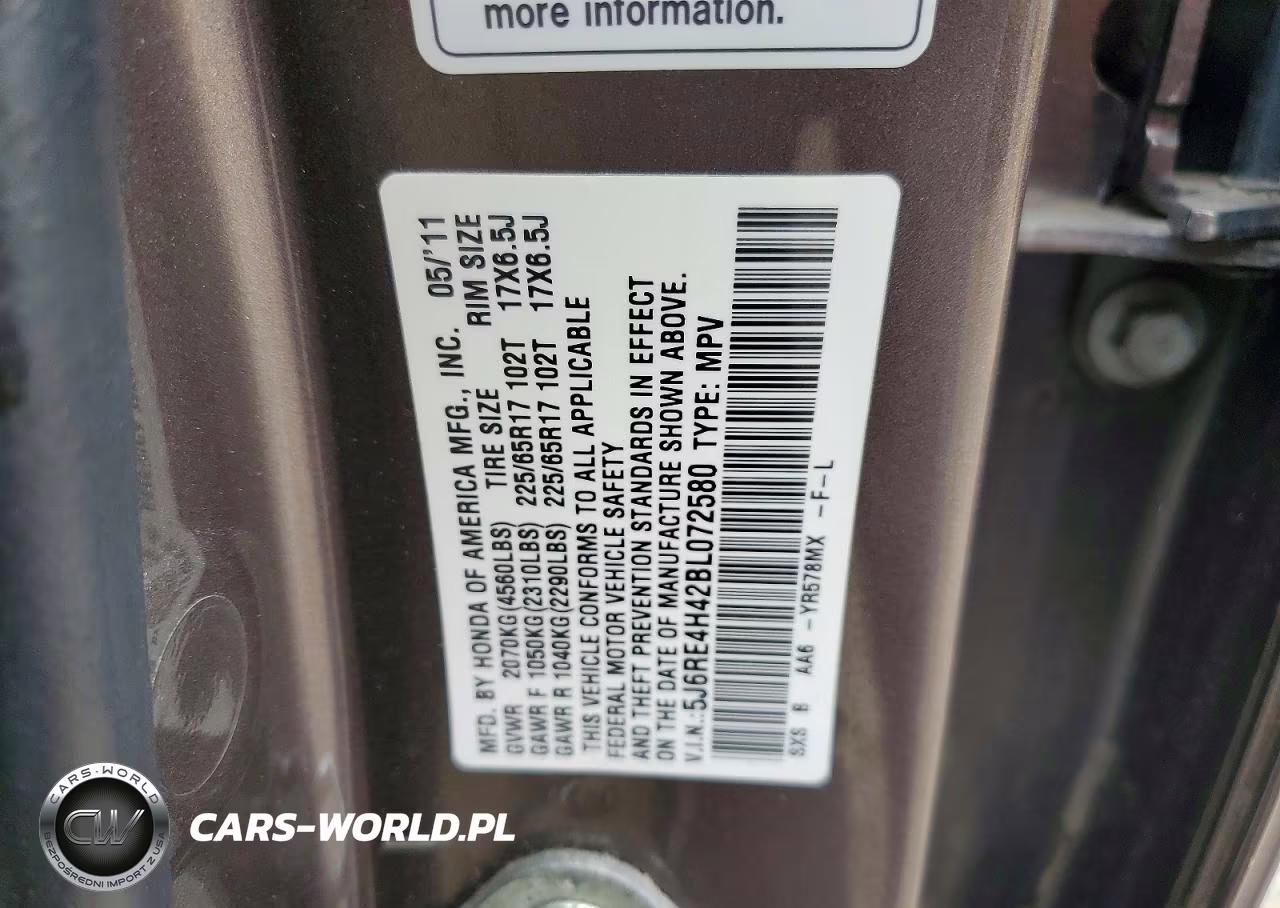 2011 Honda Cr-V Se VIN:5J6RE4H42BL072580 - 13