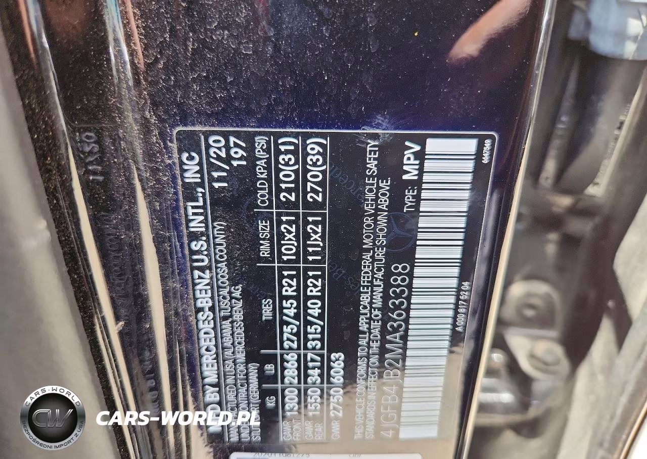 2021 Mercedes-Benz Gle 350 VIN:4JGFB4JB2MA363388 - 12